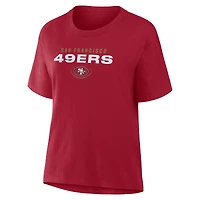 Women's Fanatics Scarlet San Francisco 49ers Fade Legacy T-Shirt