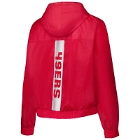 Veste entièrement zippée Fanatics Scarlet San Francisco 49ers pour femmes