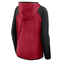 Sweat à capuche zippé grande taille Fanatics Scarlet San Francisco 49ers pour femme