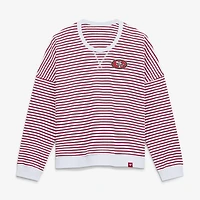 Sweat-shirt oversize blanc San Francisco 49ers pour femme (Fanatics)