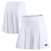 Jupe-short de tennis à logo principal pour femme Fanatics White San Francisco 49ers