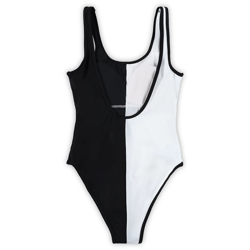 Women's G-III 4Her by Carl Banks Black/White San Francisco 49ers Last Stand One-Piece Swimsuit