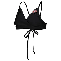 Haut de bikini noir G-III 4Her by Carl Banks pour femmes, Temple la renommée des 49ers San Francisco