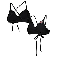 Haut de bikini noir G-III 4Her by Carl Banks pour femmes, Temple la renommée des 49ers San Francisco