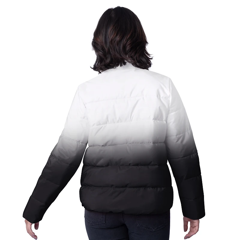 Doudoune zippée intégrale Overtime Ombre G-III 4Her par Carl Banks pour femme, noire, des 49ers de San Francisco