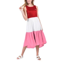 Women's G-III 4Her by Carl Banks Scarlet/Pink San Francisco 49ers 12th Inning Colorblock Dress