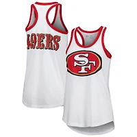 Débardeur Tater G-III 4Her pour femme par Carl Banks, blanc, San Francisco 49ers