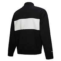 Women's Mitchell & Ness Black San Francisco 49ers Quarter-Zip Jacket