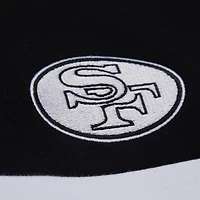 Women's Mitchell & Ness Black San Francisco 49ers Quarter-Zip Jacket