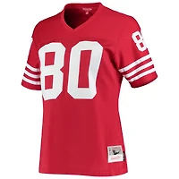 Women's Mitchell & Ness Jerry Rice Scarlet San Francisco 49ers 1990 Legacy Replica Jersey