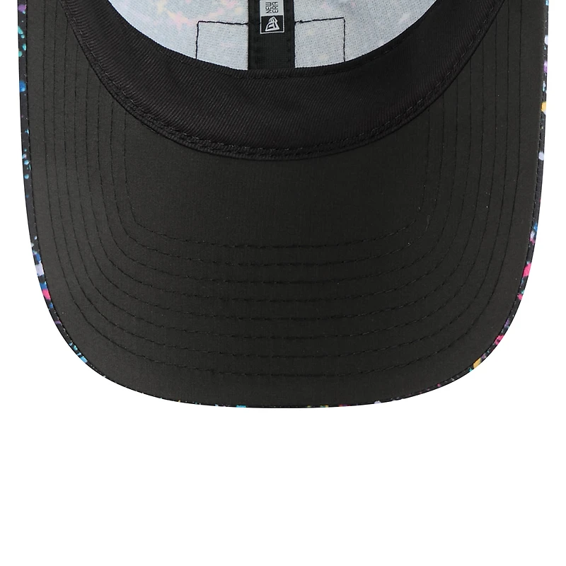 Women's New Era Black San Francisco 49ers 2025 NFL Crucial Catch Pony Tail Adjustable Hat