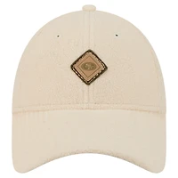 Casquette ajustable confortable 9FORTY crème New Era pour femme des San Francisco 49ers
