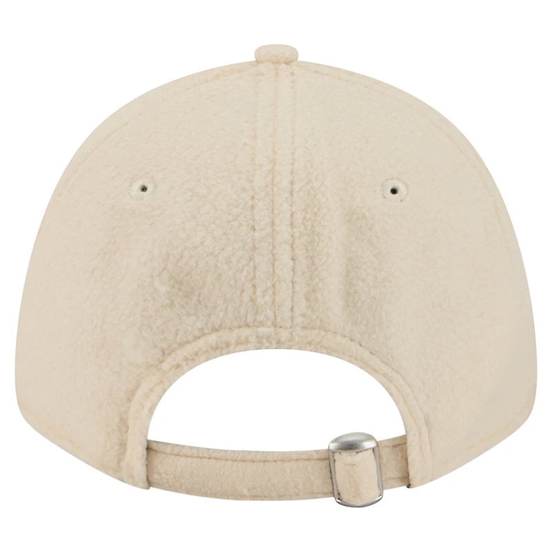 Casquette ajustable confortable 9FORTY crème New Era pour femme des San Francisco 49ers