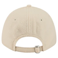 Casquette ajustable confortable 9FORTY crème New Era pour femme des San Francisco 49ers