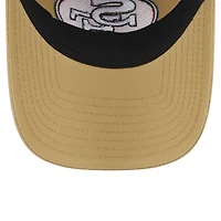 Casquette ajustable New Era Golden San Francisco 49ers Throwback Main Core Classic 2.0 9TWENTY pour femme