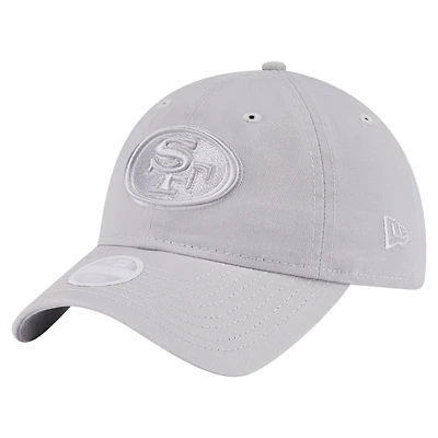 Women's New Era Gray San Francisco 49ers Color Pack 9TWENTY Adjustable Hat