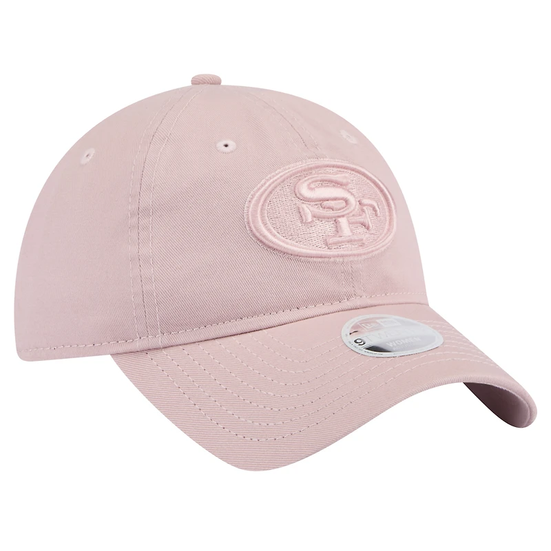Women's New Era  Light Pink San Francisco 49ers Main 9TWENTY Adjustable Hat