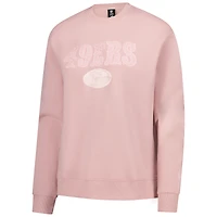 Sweat-shirt confortable rose San Francisco 49ers New Era pour femme