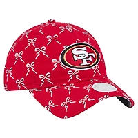 Women's New Era  Scarlet San Francisco 49ers Ribbon 9TWENTY Adjustable Hat
