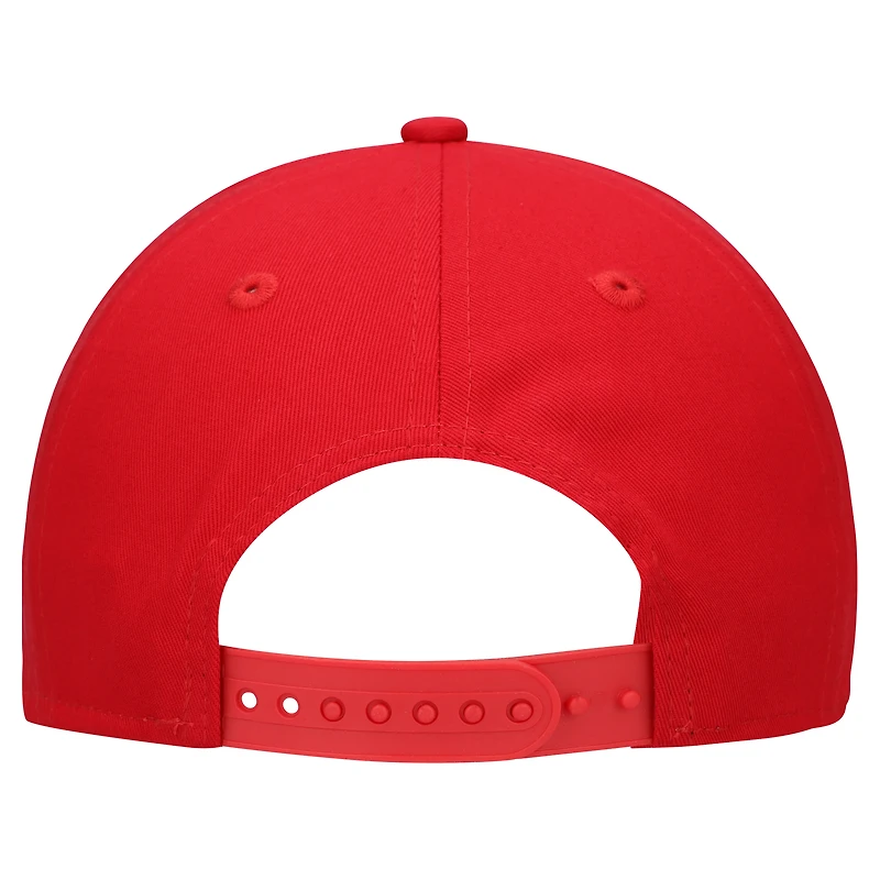 Casquette ajustable New Era Scarlet San Francisco 49ers Stardom A-Frame 9FORTY pour femme