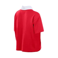 Polo court New Era Scarlet San Francisco 49ers pour femme