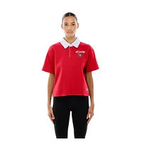 Polo court New Era Scarlet San Francisco 49ers pour femme