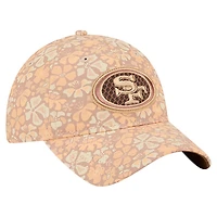 Women's New Era  Tan San Francisco 49ers Floral 9TWENTY Adjustable Hat