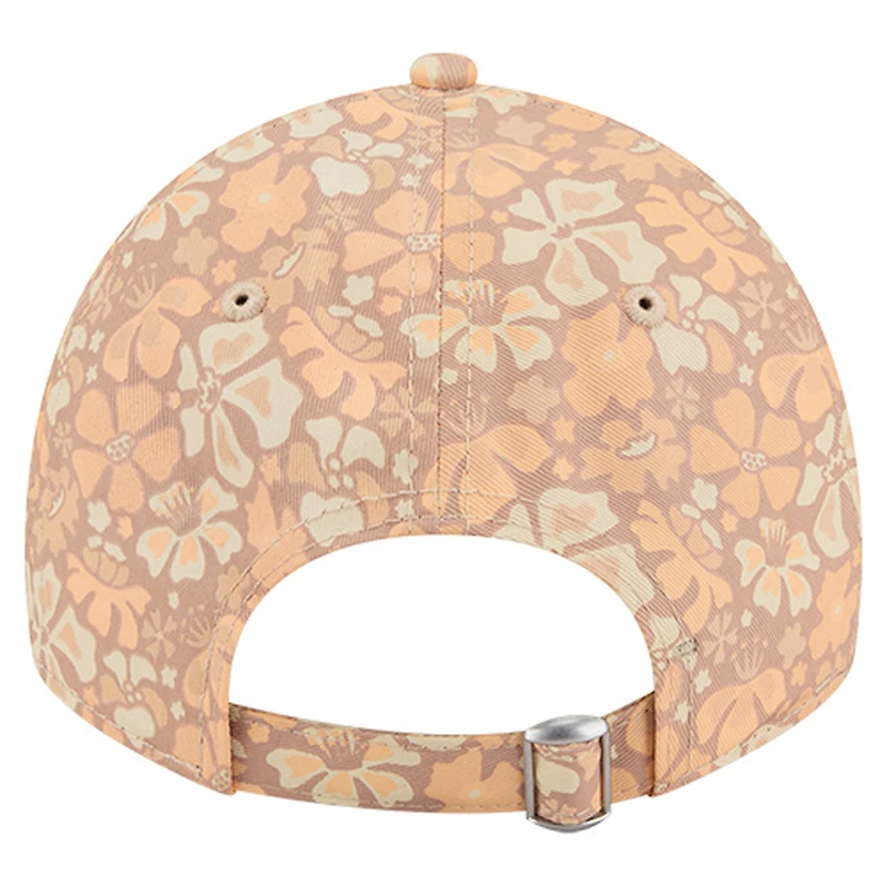 Women's New Era  Tan San Francisco 49ers Floral 9TWENTY Adjustable Hat