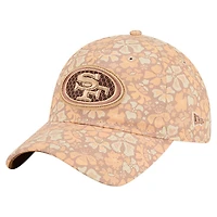 Women's New Era  Tan San Francisco 49ers Floral 9TWENTY Adjustable Hat