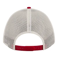 Women's New Era  White/Scarlet San Francisco 49ers Retro A-Frame 9FORTY Adjustable Hat