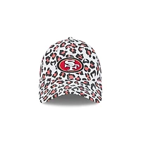 Women's New Era White San Francisco 49ers Active Leopard 9TWENTY Adjustable Hat