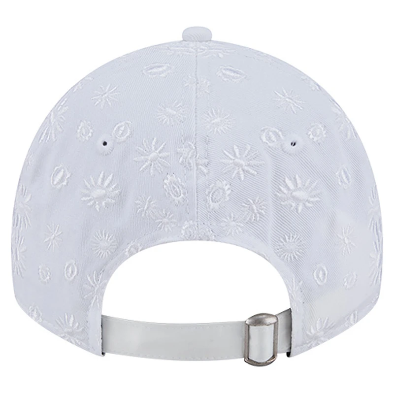 Casquette ajustable New Era blanche à imprimé floral San Francisco 49ers 9TWENTY pour femme