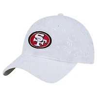 Women's New Era  White San Francisco 49ers Floral 9TWENTY Adjustable Hat