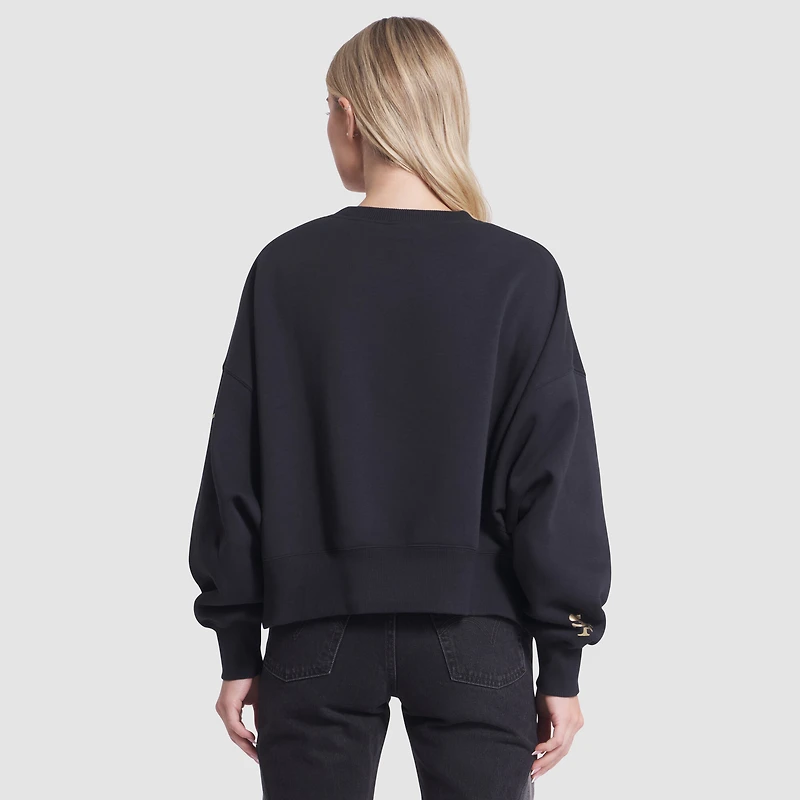 Sweat-shirt en molleton surdimensionné Phoenix de la collection Rivalries 2025 des San Francisco 49ers pour femme Nike noir
