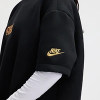 Women's Nike Black San Francisco 49ers 2025 Rivalries Collection Oversized Tech Fleece Dress