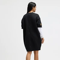 Robe oversize en polaire technique Nike noire pour femme, collection San Francisco 49ers 2025 Rivalries