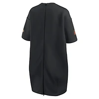 Women's Nike Black San Francisco 49ers 2025 Rivalries Collection Oversized Tech Fleece Dress