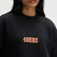 Women's Nike Black San Francisco 49ers 2025 Rivalries Collection Oversized Tech Fleece Dress