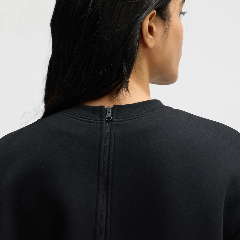 Women's Nike Black San Francisco 49ers 2025 Rivalries Collection Oversized Tech Fleece Dress