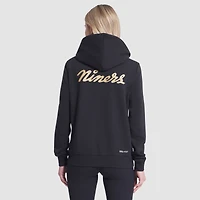 Sweat à capuche Nike noir Dri-FIT pour femme des San Francisco 49ers