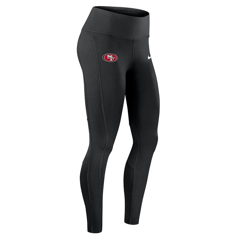 Legging Nike Primetime Epic Fast Dri-FIT noir pour femme des San Francisco 49ers