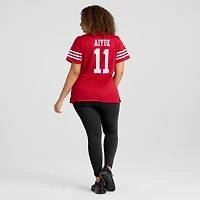 Maillot de joueur Nike Brandon Aiyuk Scarlet San Francisco 49ers pour femme