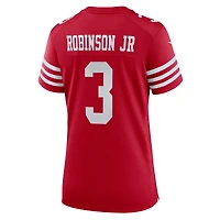Maillot de match Nike Brian Robinson Jr. Scarlet des San Francisco 49ers pour femme