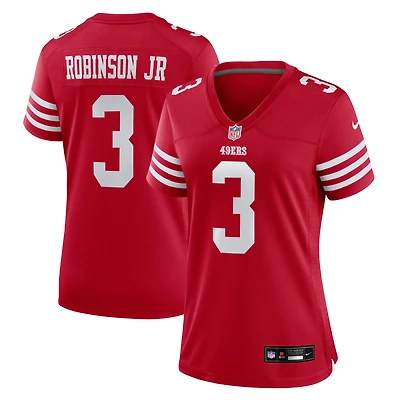 Maillot de match Nike Brian Robinson Jr. Scarlet des San Francisco 49ers pour femme