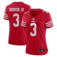 Maillot de match Nike Brian Robinson Jr. Scarlet des San Francisco 49ers pour femme