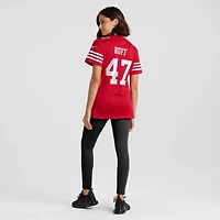 Maillot Nike Bryce Huff Scarlet pour femme des San Francisco 49ers