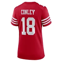 Maillot Nike Chris Conley Scarlet pour femme des San Francisco 49ers