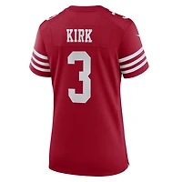 Women's Nike Christian Kirk  Scarlet San Francisco 49ers Team Game Jersey
