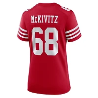 Women's Nike Colton McKivitz  Scarlet San Francisco 49ers Team Game Jersey