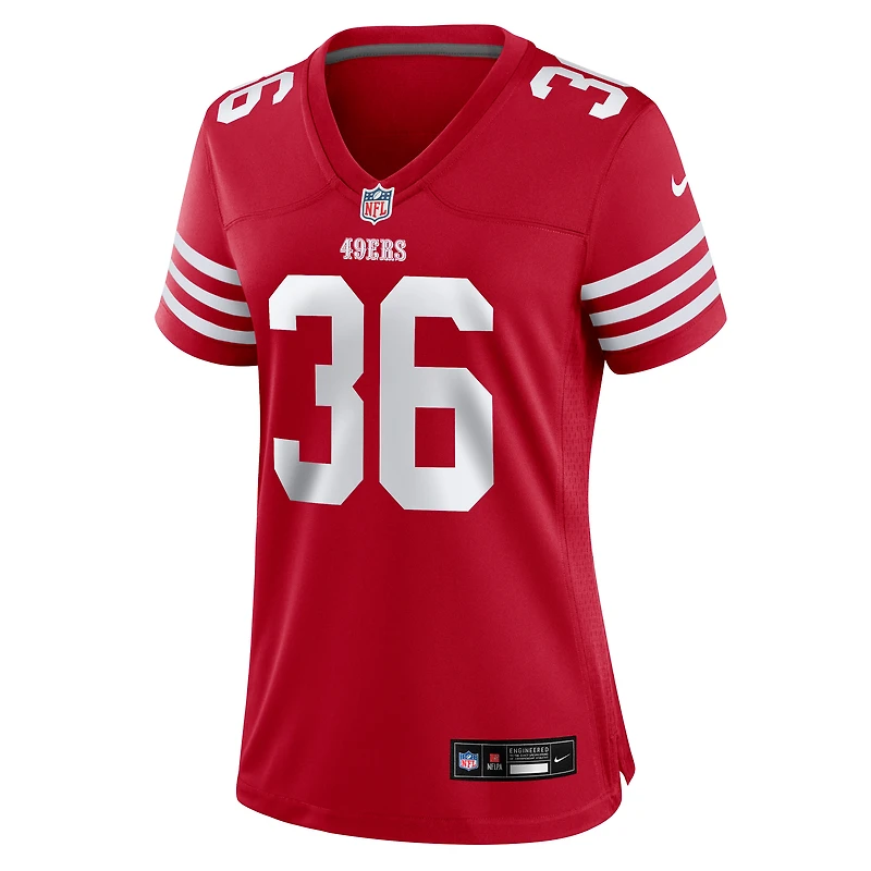 Maillot Nike Curtis Robinson Scarlet pour femme des San Francisco 49ers